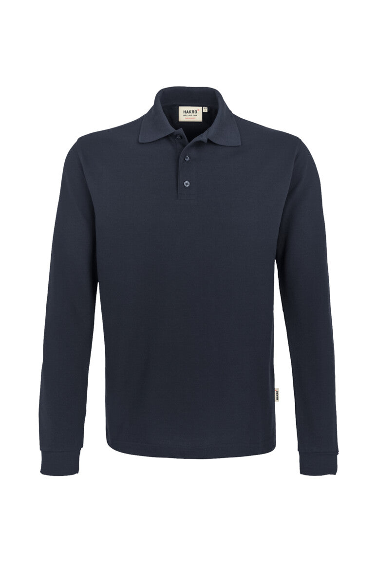 HAKRO Longsleeve-Poloshirt MIKRALINAR® - Tinte - 1