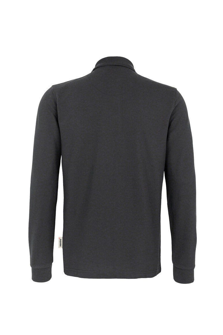 HAKRO Longsleeve-Poloshirt MIKRALINAR® - Karbongrau - 3