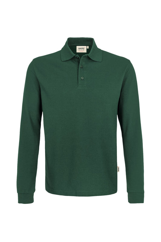 HAKRO Longsleeve-Poloshirt MIKRALINAR® - Tanne - 1