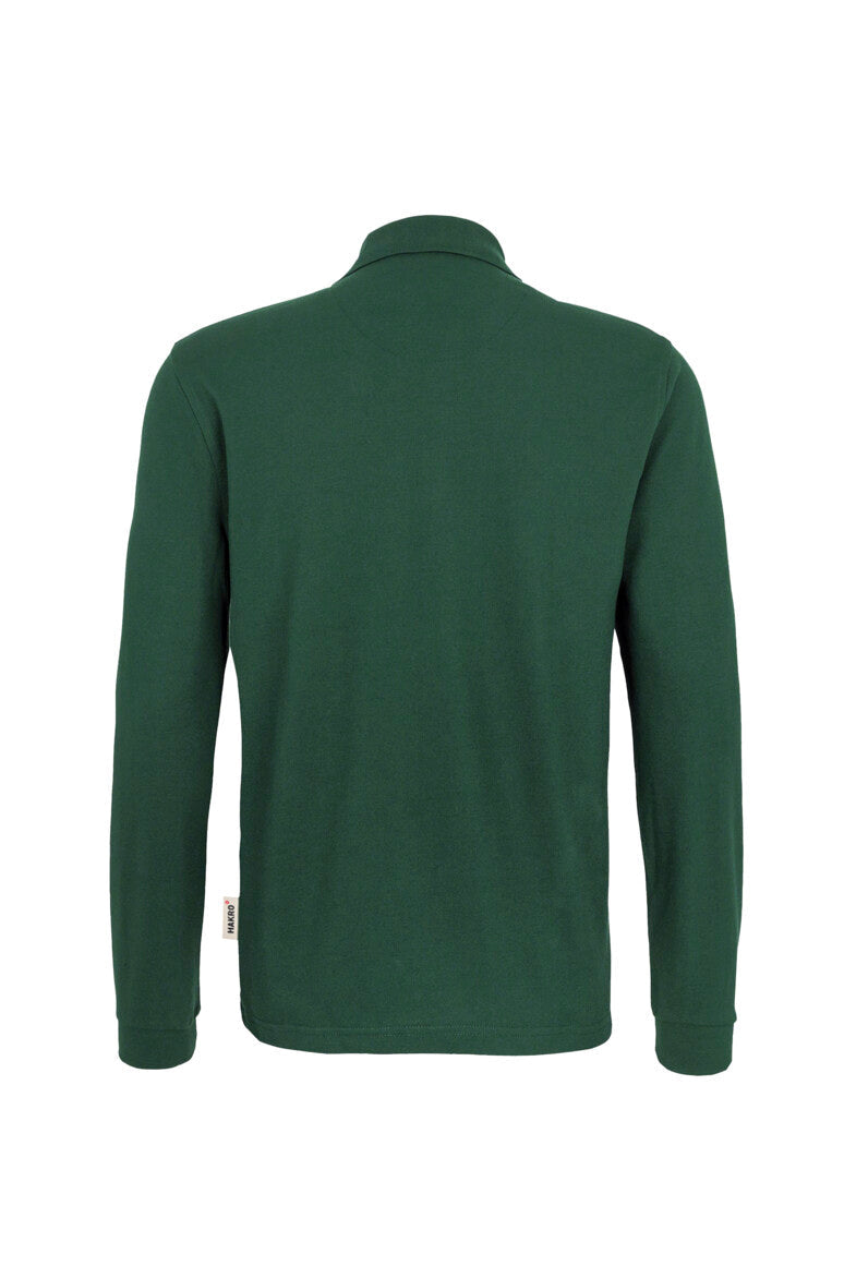 HAKRO Longsleeve-Poloshirt MIKRALINAR® - Tanne - 3