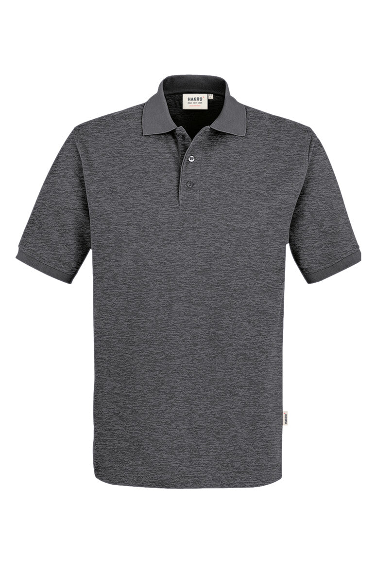 HAKRO Poloshirt MIKRALINAR® - Anthrazit meliert - 1