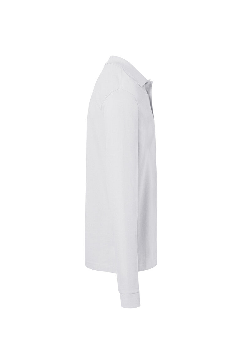 HAKRO Pocket-Longsleeve-Polo MIKRALINAR® ECO - Weiß - 4