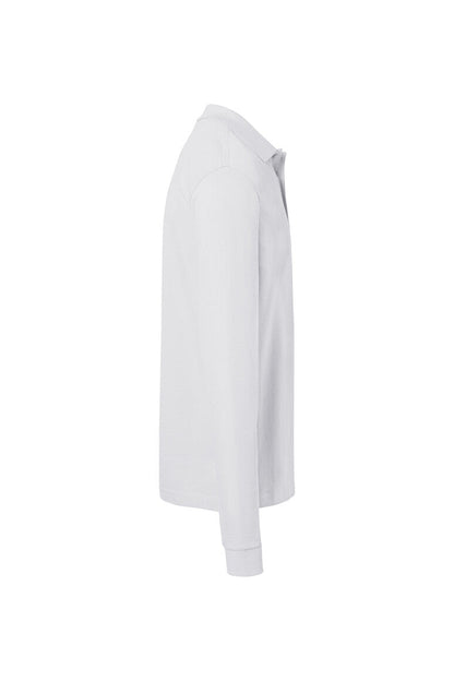 HAKRO Pocket-Longsleeve-Polo MIKRALINAR® ECO - Weiß - 4