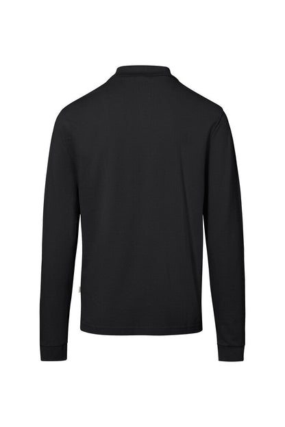 HAKRO Pocket-Longsleeve-Polo MIKRALINAR® ECO - Schwarz - 3