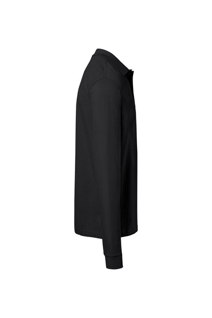 HAKRO Pocket-Longsleeve-Polo MIKRALINAR® ECO - Schwarz - 4