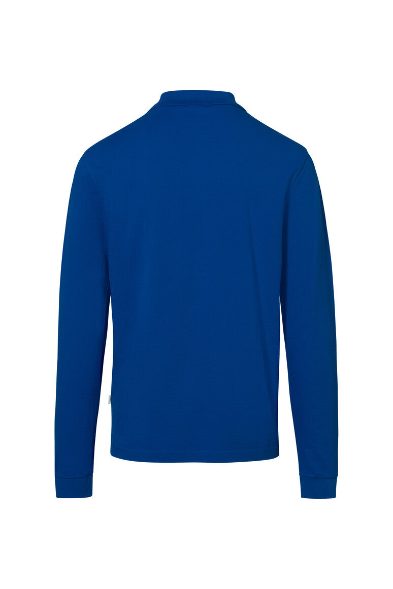 HAKRO Pocket-Longsleeve-Polo MIKRALINAR® ECO - Royalblau - 3