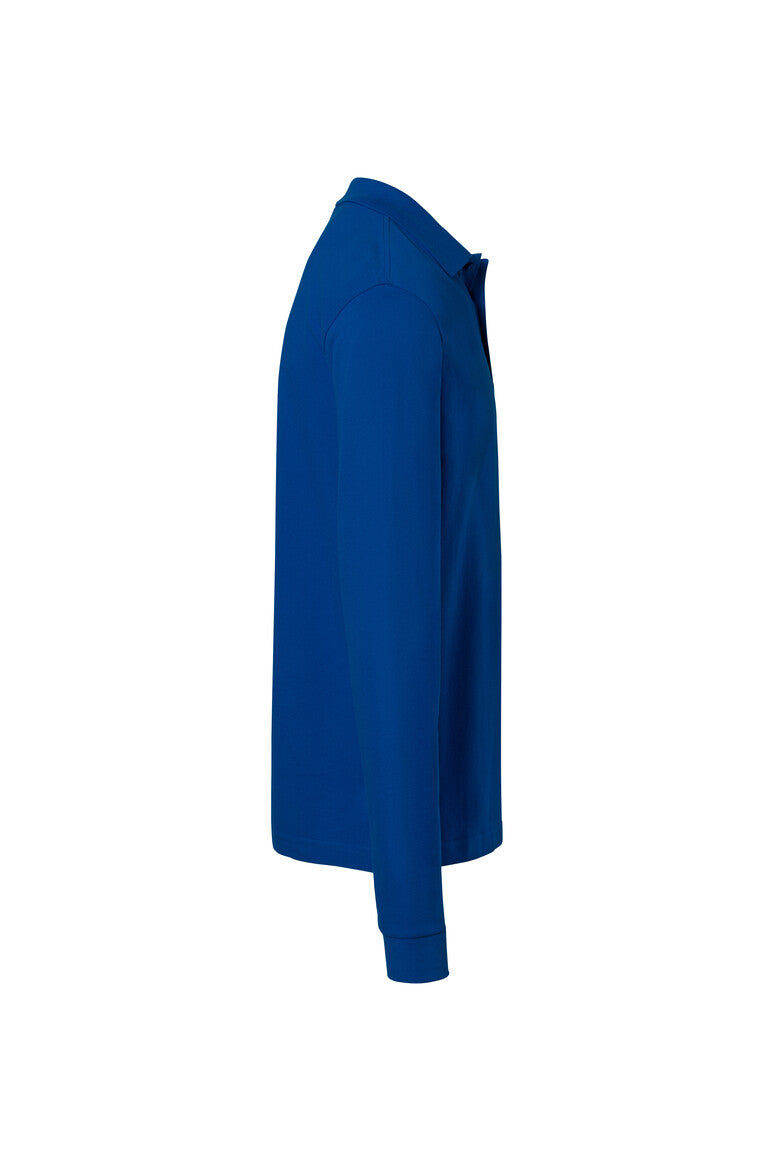 HAKRO Pocket-Longsleeve-Polo MIKRALINAR® ECO - Royalblau - 4