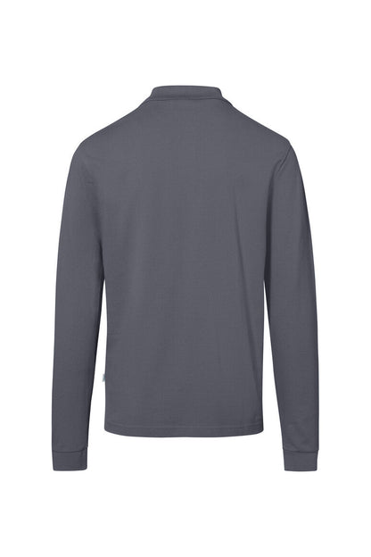 HAKRO Pocket-Longsleeve-Polo MIKRALINAR® ECO - Anthrazit - 3