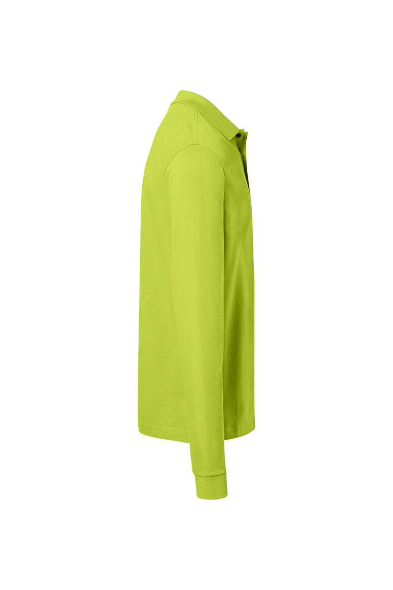 HAKRO Pocket-Longsleeve-Polo MIKRALINAR® ECO - Kiwi - 4