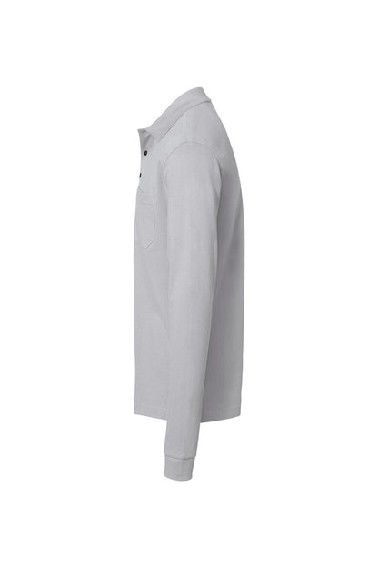 HAKRO Pocket-Longsleeve-Polo MIKRALINAR® ECO - Titan - 2