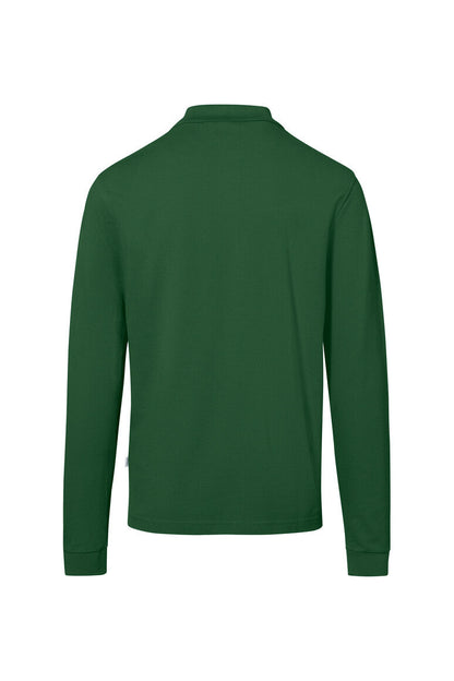 HAKRO Pocket-Longsleeve-Polo MIKRALINAR® ECO - Tanne - 3