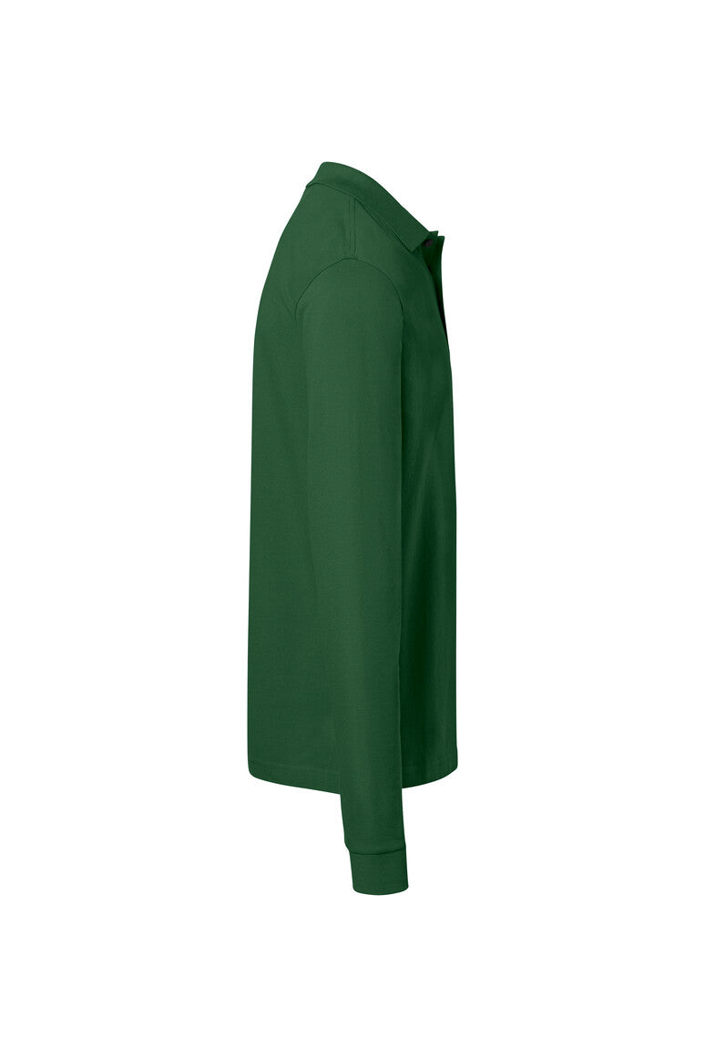 HAKRO Pocket-Longsleeve-Polo MIKRALINAR® ECO - Tanne - 4