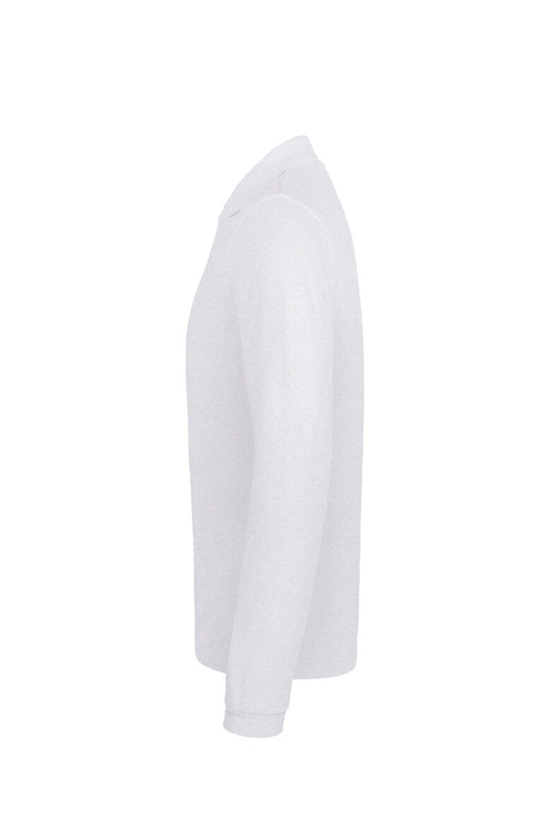 HAKRO Longsleeve-Poloshirt MIKRALINAR® HACCP - Weiß - 2