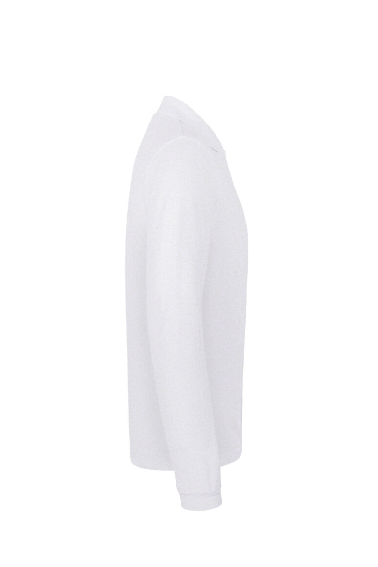HAKRO Longsleeve-Poloshirt MIKRALINAR® HACCP - Weiß - 4