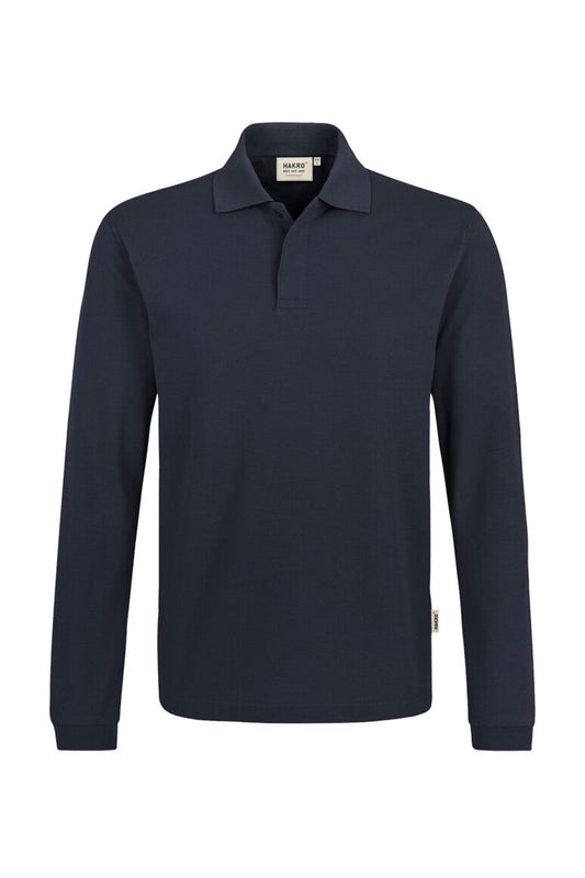 HAKRO Longsleeve-Poloshirt MIKRALINAR® HACCP - Tinte - 1
