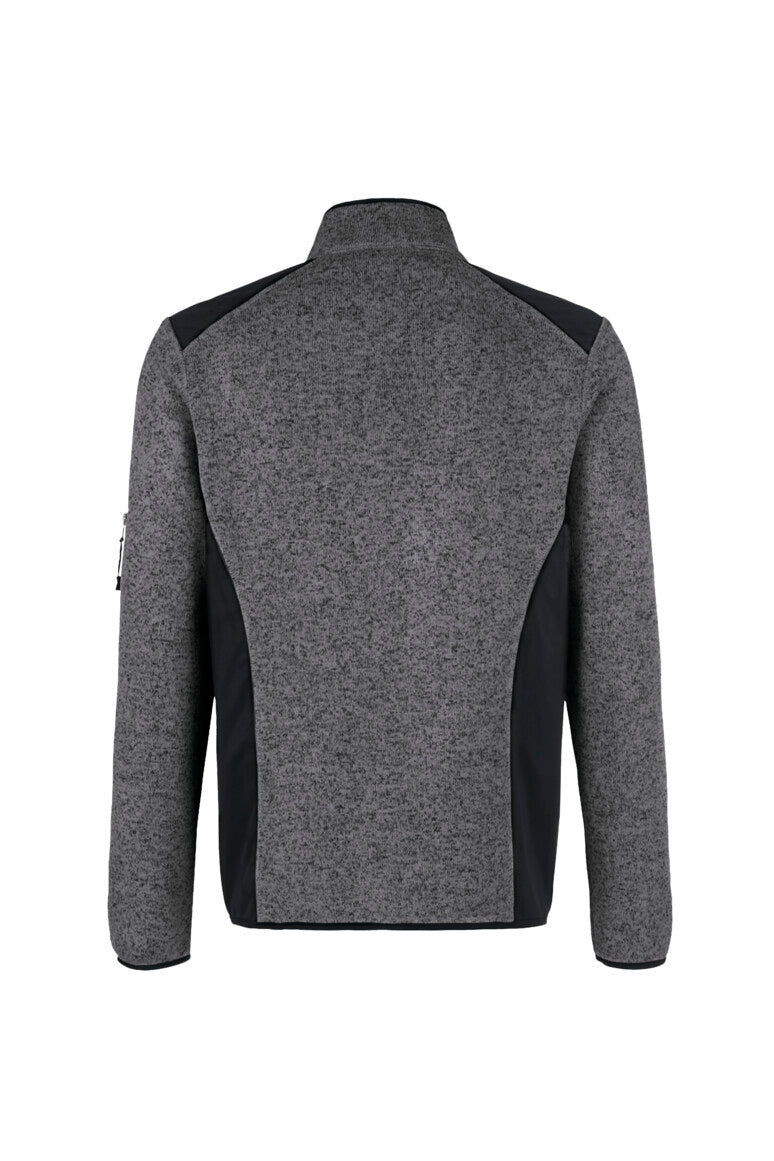 HAKRO Strickfleecejacke - Anthrazit meliert - 3