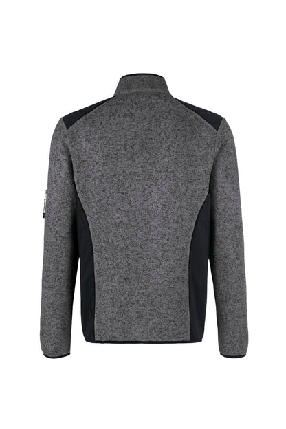 HAKRO Strickfleecejacke - Anthrazit meliert - 3