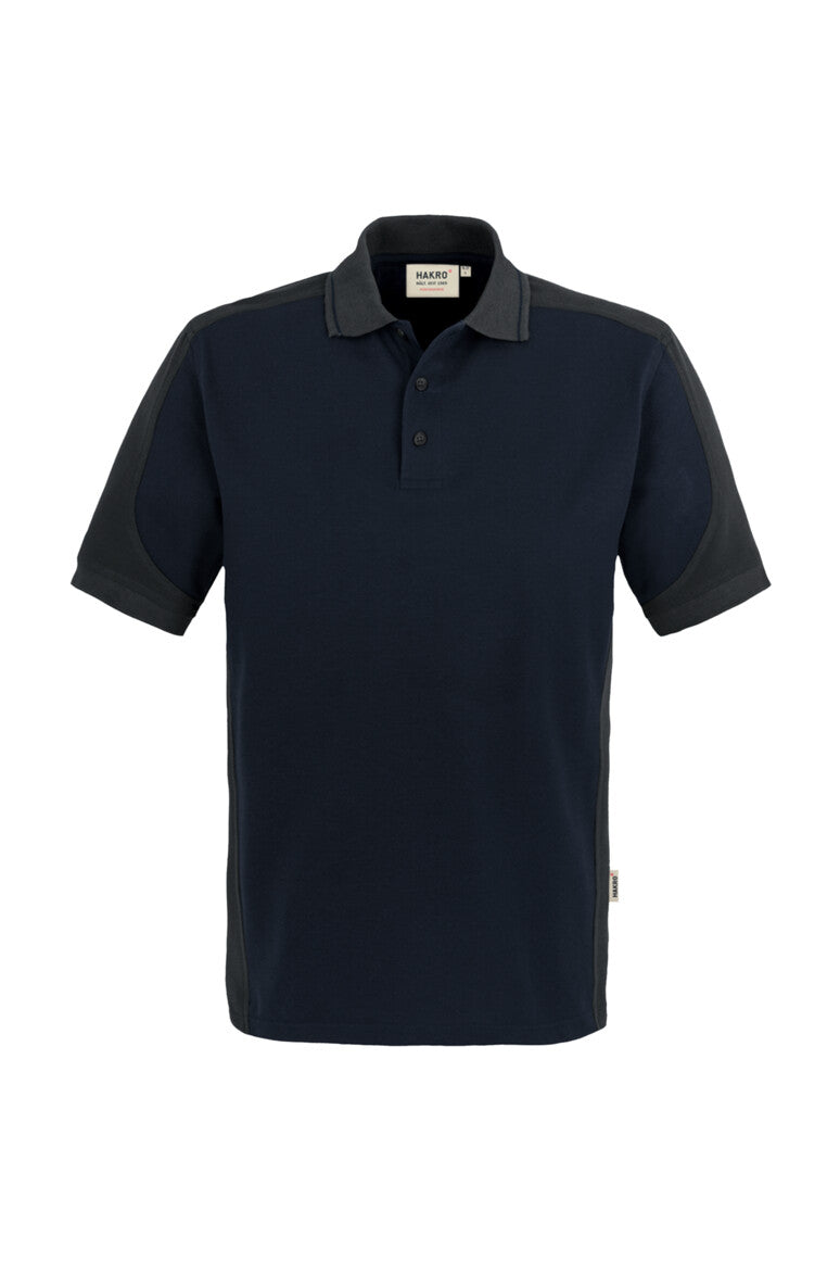 HAKRO Poloshirt Contrast MIKRALINAR® - Tinte/anthrazit - 1