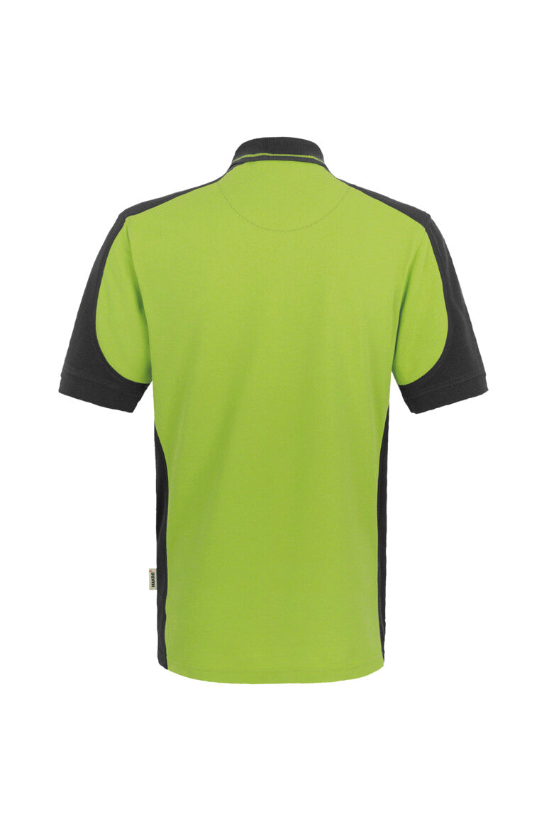 HAKRO Poloshirt Contrast MIKRALINAR® - Kiwi/anthrazit - 3