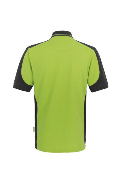 HAKRO Poloshirt Contrast MIKRALINAR® - Kiwi/anthrazit - 3