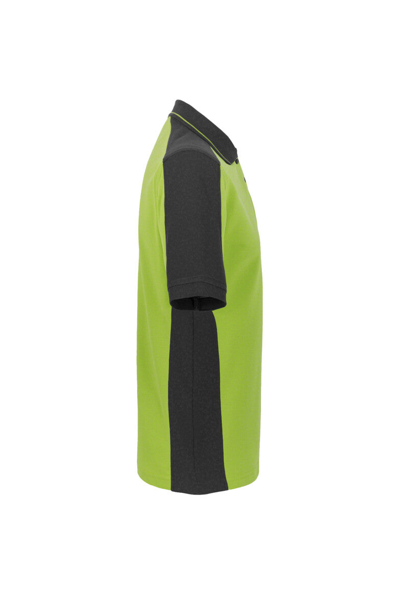 HAKRO Poloshirt Contrast MIKRALINAR® - Kiwi/anthrazit - 4