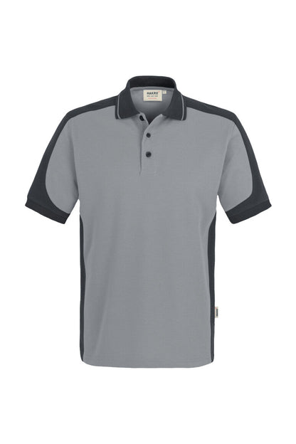 HAKRO Poloshirt Contrast MIKRALINAR® - Titan/anthrazit - 1