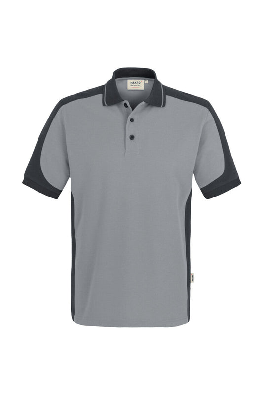 HAKRO Poloshirt Contrast MIKRALINAR® - Titan/anthrazit - 1