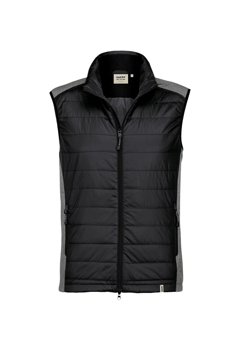 HAKRO Hybridweste Contrast - Schwarz - 1