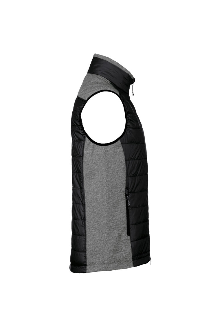 HAKRO Hybridweste Contrast - Schwarz - 4