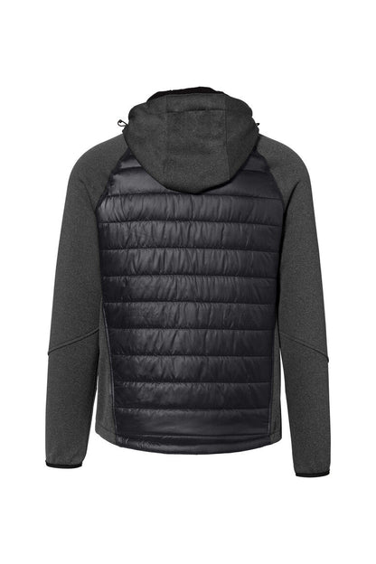 HAKRO Kapuzen-Hybridjacke Contrast - Schwarz - 3