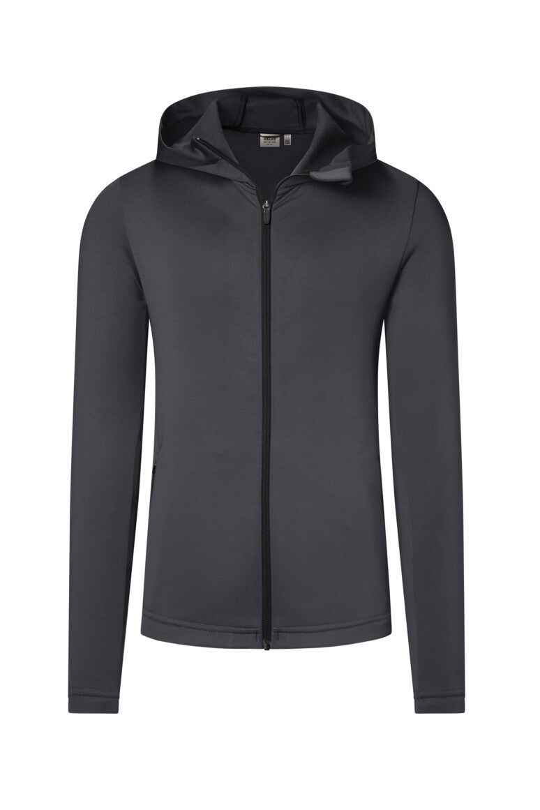 HAKRO Kapuzen-Tecjacke ECO - Karbongrau - 1