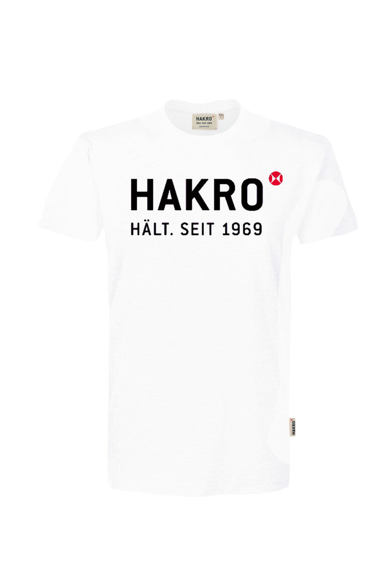 HAKRO T-Shirt Logo - Weiß - 1