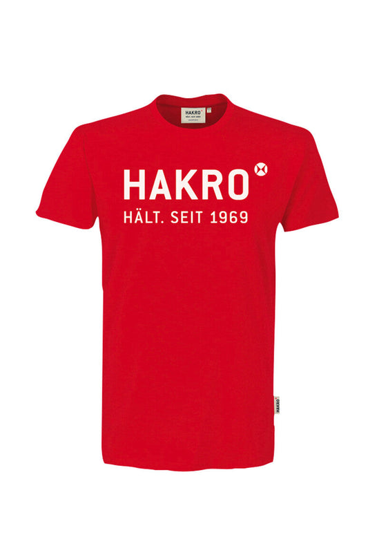HAKRO T-Shirt Logo - Rot - 1
