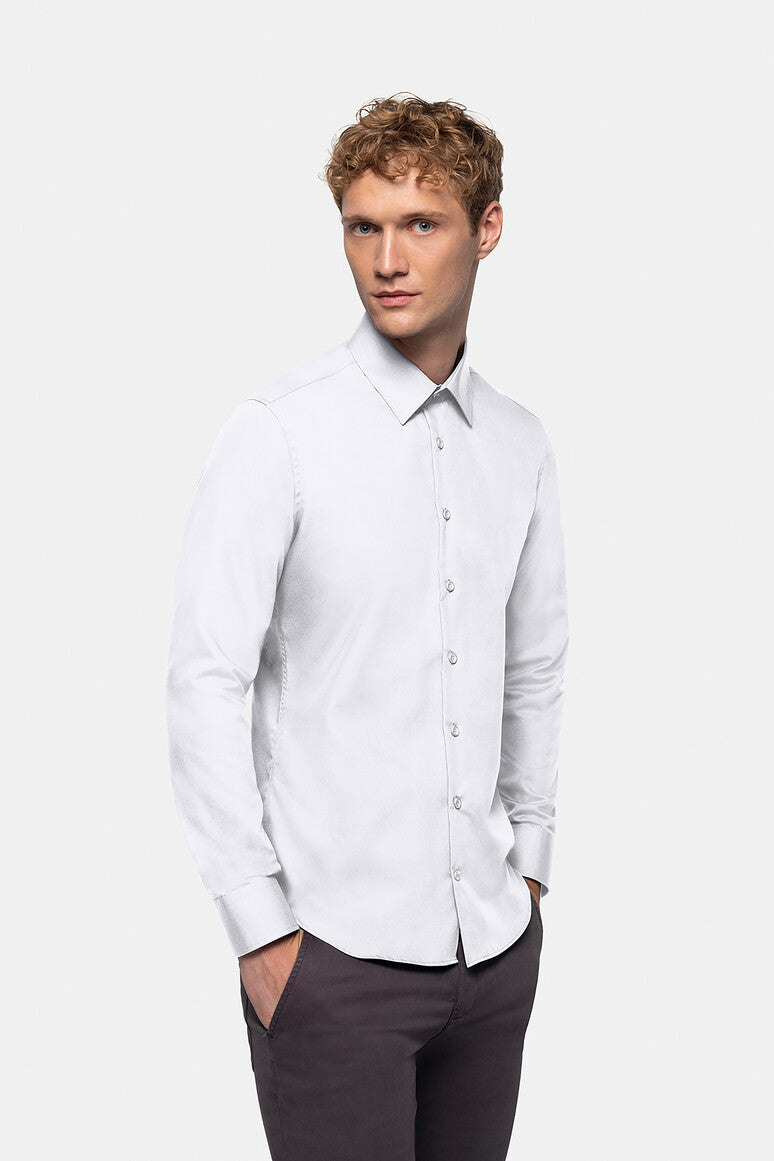 HAKRO Hemd Business Regular - Weiß - 5