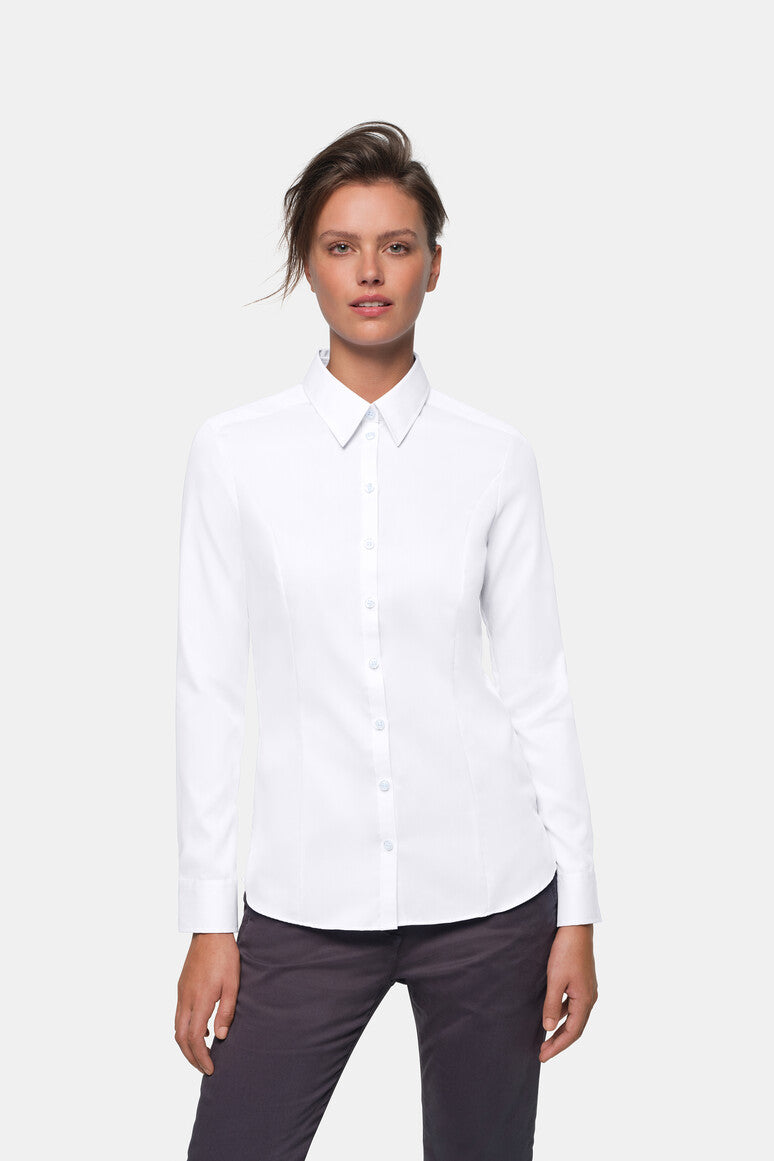 HAKRO Bluse Business - Weiß - 5
