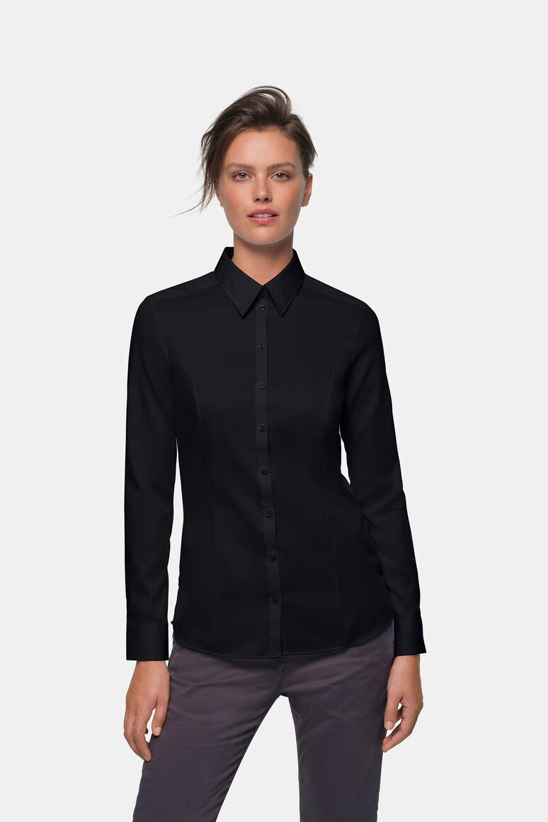 HAKRO Bluse Business - Schwarz - 5