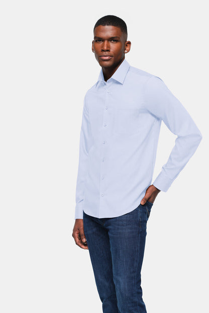 HAKRO Hemd Business Comfort - Himmelblau - 5