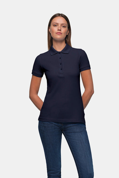 HAKRO Damen Poloshirt Classic - Tinte - 5