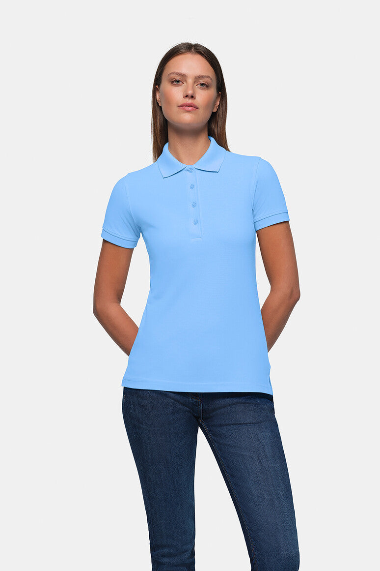 HAKRO Damen Poloshirt Classic - Malibublau - 5