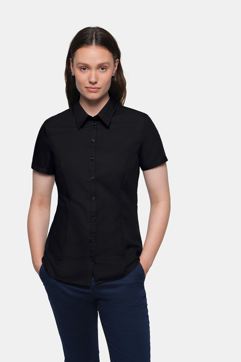 HAKRO 1/2-Arm Bluse Business - Schwarz - 5
