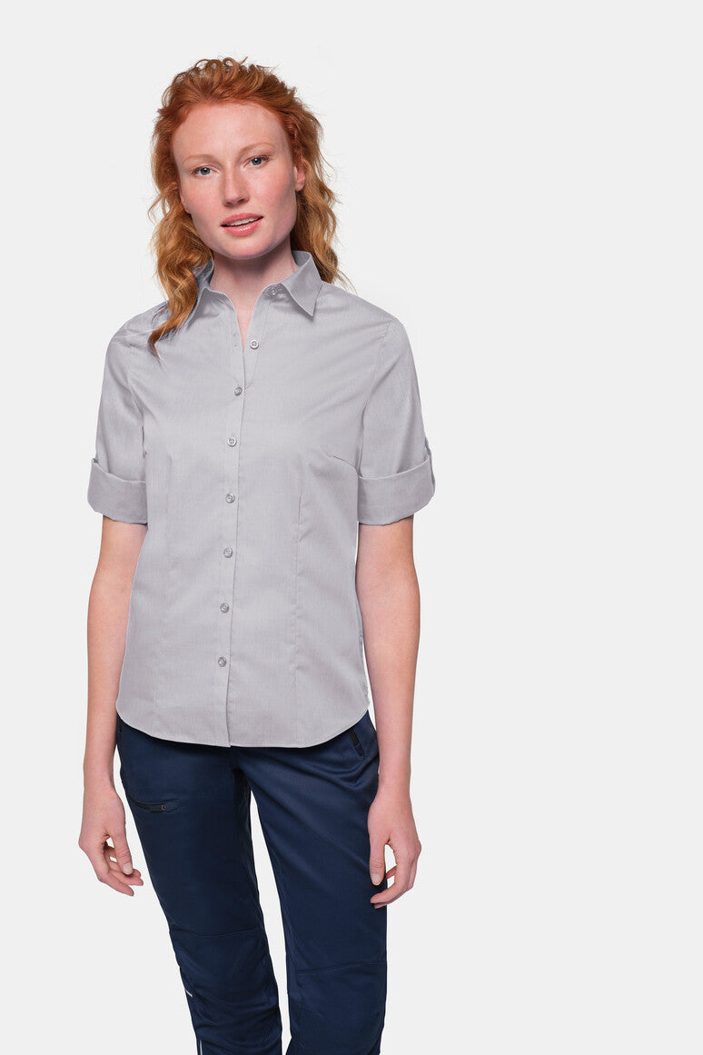 HAKRO 3/4-Arm-Vario Bluse MIKRALINAR® - Titan - 5