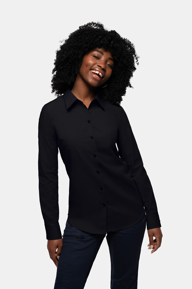 HAKRO Bluse MIKRALINAR® - Schwarz - 5