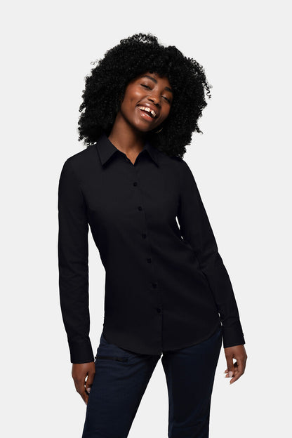 HAKRO Bluse MIKRALINAR® - Schwarz - 5