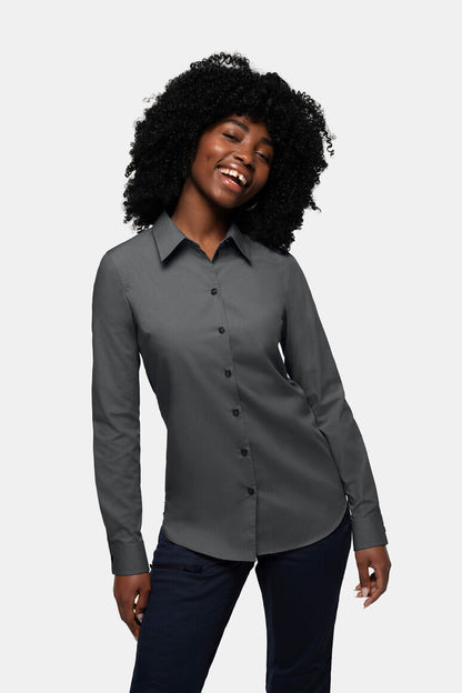 HAKRO Bluse MIKRALINAR® - Anthrazit - 5