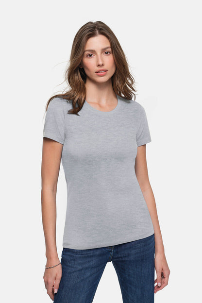 HAKRO Damen T-Shirt Classic - Grau meliert - 5
