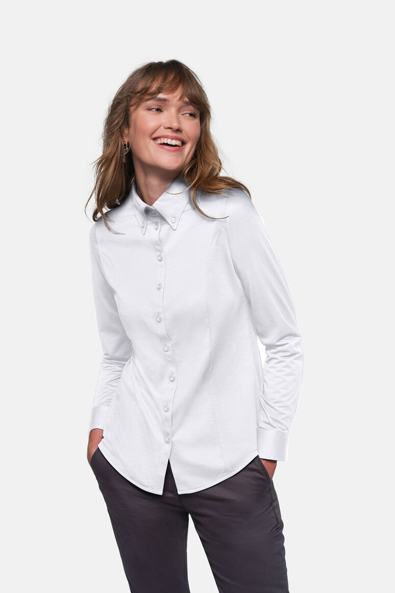 HAKRO Bluse Natural Stretch - Weiß - 5