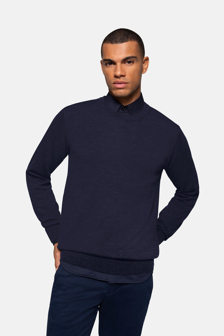 HAKRO Pullover Merino-Wolle - Tinte - 5