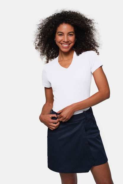 HAKRO Damen V-Shirt MIKRALINAR® - Weiß - 5