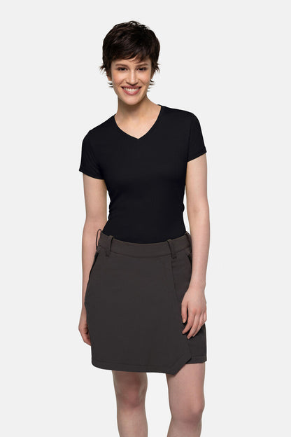 HAKRO Damen V-Shirt COOLMAX® - Schwarz - 5