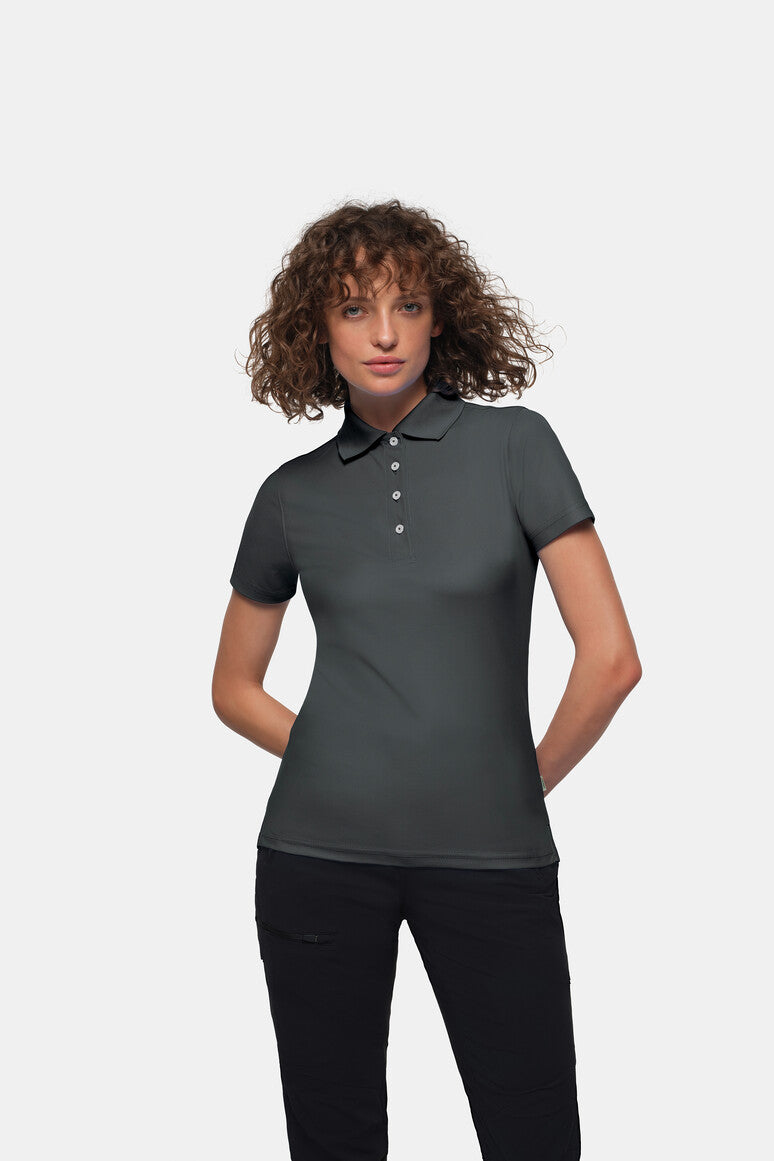 HAKRO Damen Poloshirt COOLMAX® - Anthrazit - 5